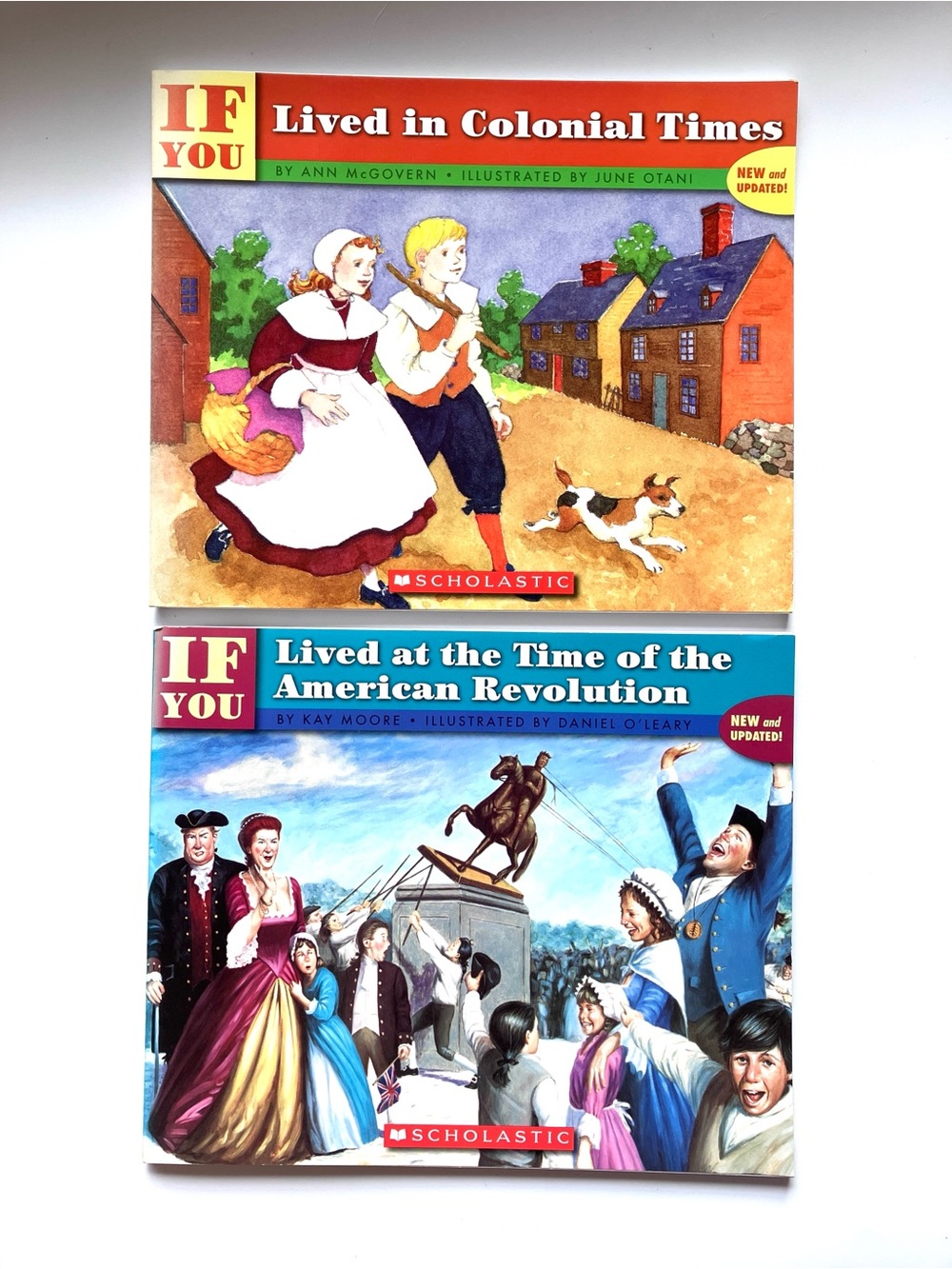 📘3/$18📘 If You Lived in Colonial Times & American Revolution – 2 Book Lot